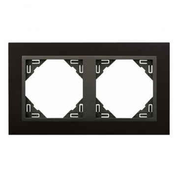 EFAPEL - 90920TPS Doppelspiegel Black Mate/Gris - 5603011607647