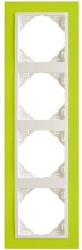 Efapel - 90940TRG Mirror Vierfach gelb/ice - 5603011592554
