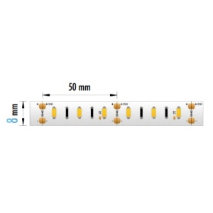 EPRO LED-STREIFEN 9,6W 60L 12V 4000K IP20 5MT
