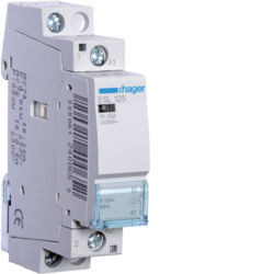ESL125 - Contactor 25A, 1NA, 12V 1M HAGER EAN:3250612400652