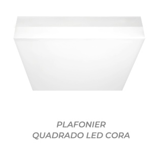 ESL2340CCT - 100100300026 - PLAFONIER QUAD. LED CORA 40W 3CCT IP54 BRANCO