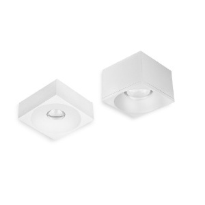 ESL4014CW-PT - 100113100006 - QUADRATISCHES LED-DECKENBLICK 4W 4000K IP44 SCHWARZ
