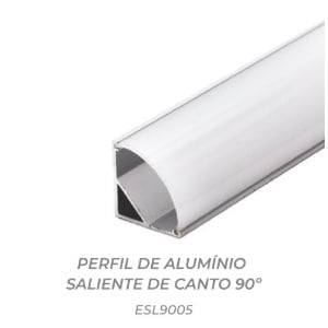 ESL9005 - 100101000005 - PROFIL FÜR LED-STREIFEN MIT MATTEM DIFFUSOR