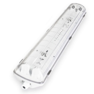 ESL9222 - 100101100018 - Arm.LED 2x600mm IP65 PC/Stainless