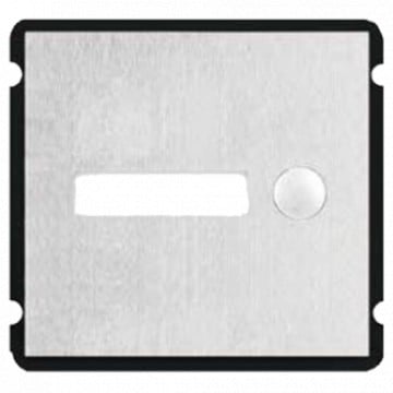 Extension Module - Compatible with XS -V2000E -MIP - Single button - 1 Personalized LED label - Antivandalism Stainless Steel - Modular Assembly