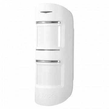 Exterior Motion Detector Box - AJ -OutdoorProtect -W - Easy Installation - Includes SmartBracket - ABS Plastic - White Color