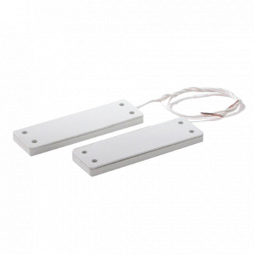 FDP Contact magnétique ultra fin - Spécial pour la surface du bois - Technologie de roseau - Système de fil 2 - Couvercle en plastique ABS - Convient pour IP30 Intérieur - Certificat de grade 2