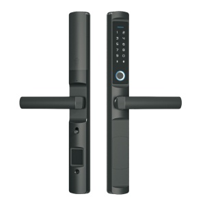 Fechadura inteligente - Impressão digital, cartão MF e PIN - 100 utilizadores | ZigBee - Autónoma 4 x pilhas AAA - Aplicação móvel Bela Home - Apta para Exterior IP65