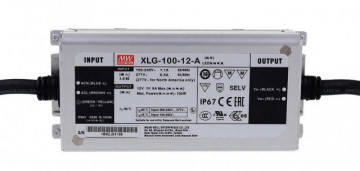 Fonte de Alimentação Estanque Mean Well 12Vdc 96W Ajust