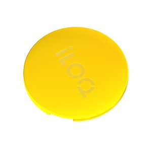 Funda para llave inteligente - Color amarillo - Fácil y rápida instalación - Compatible con ILOQ-KEY-S5 - Paquete de 100 unidades