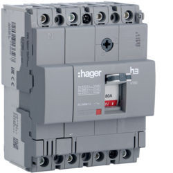 HDA081L - Criador x160 TM 4P-4D 80A 18kA HAGER Ean:3250613136567