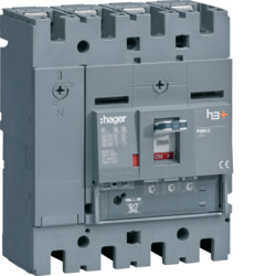 HHT101GR - Disjuntor P250 LSnI 4P-4D 100A 25kA HAGER EAN:3250613212322