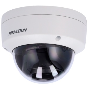 Hikvision – IP-Dome-Kamera aus der PRO-Reihe – 2 Megapixel Auflösung (1920 x 1080) – 2,8 mm Objektiv | Alarme | Audio | PoE – IR-Reichweite 30 m | Bewegungserkennung 2.0 - AcuSense | Gesichtserkennung