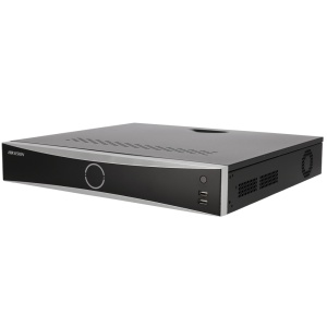 Hikvision – PRO-Reihe – 32-Kanal-IP-NVR-Recorder | Switch 16CH PoE 200 W – Maximale Auflösung 32 Mpx: Alarme: AcuSense – Bandbreite 256 Mbit/s | Unterstützt 4 Festplatten – MD 2.0 | Gesichtserkennung | ANPR