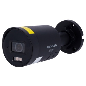 Hikvision Bullet IP-Kamera PRO ColorVu3.0-Reihe – 4 MPx Auflösung | PoE IEEE802.3at – ColorVu3.0: Farbbild HIKAI-ISP F1.0 1/1,8" – 2,8 mm | Doppelmikrofon | Hybridlicht bis zu 40 m – AcuSense3.0 | Sirene und Abschreckungsblitz – IP67 | NEMA 4X