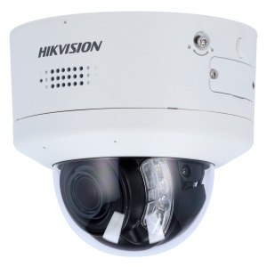 Hikvision câmara Dome IP gama PRO 4 MPx - Lente varifocal 2.8~12 mm | PTRZ motorizada - Sirene e luz dissuasiva | Microfone dual array - PoE+ | Áudio | Alarmes | MicroSD - IV Alcance 40m | Deteção de movimento 2.0 - AcuSense | Reconhecimento Facial | IP67