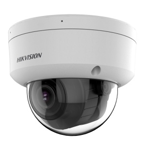 Hikvision câmara Dome IP gama PRO - Resolução 6 Megapixel (3200x1800) - Lente varifocal motorizada 2.8~12 mm - Áudio | Microfone incorporado | Alarmes | MicroSD - Luz híbrida 40 m | MD 2.0 - AcuSense | Face Detection | PoE | IP67 | IK10