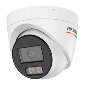 Hikvision câmara IP Turret gama VALUE ColorVu3.0 - Resolução 4 MPx (2560x1440) - ColorVu3.0: imagem a cores HIKAI-ISP F1.0 1/1.8" - 4 mm | Microfone | Luz híbrida até 30m - Detecção de movimento 3.0 - IP67 | PoE