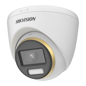 Hikvision câmara Turret HDTVI Gama PRO - Resolução 4K (3840x2160) - Lente 2.8 mm | ColorVu: Imagem a cores 24 horas - Luz branca alcance 40 m - Potência sobre coaxial PoC.af - Impermeável IP67