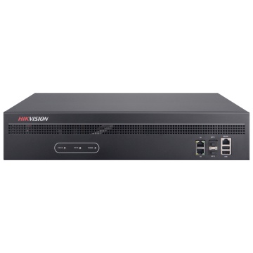 Hikvision-Decoder – 160 Kanäle – 32 Mpx Dekodierungskapazität – 10 4K-HDMI-Ausgänge | 5 DB15-zu-BNC-Ausgänge – Audio | Alarme – ONVIF-kompatibel