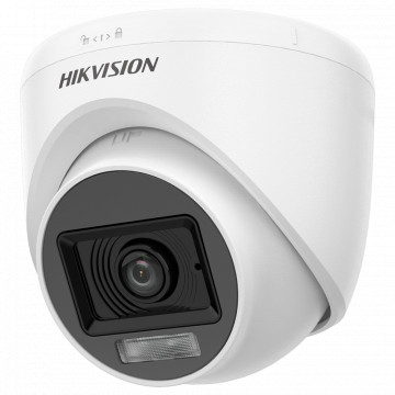 Hikvision - Dome 4en1 Hauswert - 3k (2960 x 1665) CMOS - 2,8 mm Objektiv | Geeignet für den inneren Gebrauch - Dual Light: Smart IR 20 m, weißes Licht 20 m - Audio auf Koaxialkabel | Gebaut -in -Mikrofon