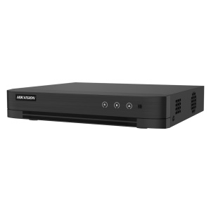 Hikvision DVR 5n1 16 CH - 16 CH HDTVI / HDCVI / AHD / CVBS - Até 18 canais IP - Resolução máxima de entrada 1080p Lite - Deteção de movimento 2.0 em todos os canais - Suporta 1 disco rígido até 6 TB | Áudio