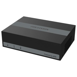 Hikvision DVR 5n1 gama Value - 1 CH HDTVI / HDCVI / AHD / CVBS - 1 Canal IP 6 MPx - Resolução máxima de entrada 5 MPx - eSSD integrado 512 GB | Baixo consumo de energia - Áudio coaxial | MD 2.0 | AcuSense | Alarmes