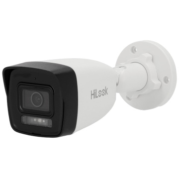 Hillet Hilook Bullet Camera - Gama Hilook - 8 MP | 2.8 mm lens - IV 30 m | WDR 120 DB | Incorporated microphone - POE | H.265+| IP67 | White Light - Web, CMS Software, Smartphone and NVR