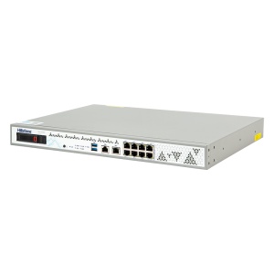 Hillstone Networks NGFW - Hardware + 1 ano de serviço básico - 5Gbps FW/3Gbps NGFW Throughput - 1.85M Sessões simultâneas - 8 portas 10/100/1000BASE-T (1 par bypass) - Rack 1U / Expansão até 1.92Tb