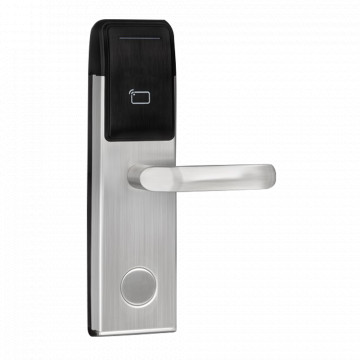 Hotel Lock - MF -Kartenöffnung - Backset 60 mm | Rechte Öffnung - autonom mit 4 x AA -Batterie - Notfallbadin - Management mit Hotel -Lock -System -Software