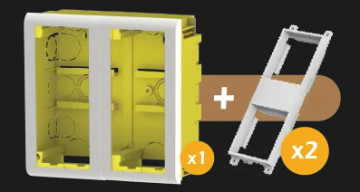 JSL BOX FROM 4 MODULES 45X45 - COMPLETE PRICE BY UN.