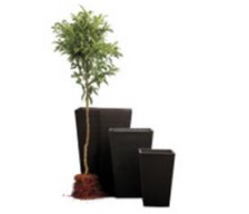 KETER 193918 MEIO RATTAN POT base quadrada