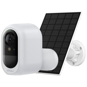 Kit Cámara AOV Air 4G 5MP - 4G LTE (SIM incluida) / 5000 mAh / Panel 3W - 3.6 mm / Smart Full color night vision - Audio Bidireccional / Sirena +Flash azul-rojo - IMOU SENSE humanos y vehículos - Apta para exterior
