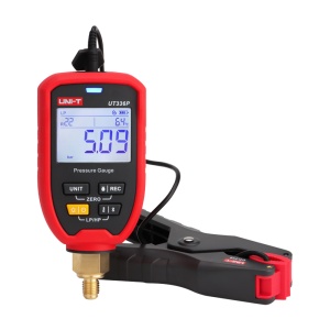 Kit profissional de diagnóstico - Para climatização e refrigeração - Ligação à aplicação via Bluetooth - Deteta até 94 tipos de refrigerante - Calcula o sobreaquecimento e o sub-arrefecimento - Várias unidades de pressão