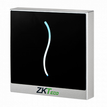 Lecteur d'accès - Carte MF Accès - LED et indicateur acoustique - Wiegand 26/34 - Compatible avec les contrôleurs ZKTECO - APT pour IP65 en plein air