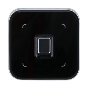 Leitor de acesso - Acesso por impressão digital e cartão MF - Indicador LED e acústico - RS485 - Compatível com controladoras X-Security - Apto para exterior IP65