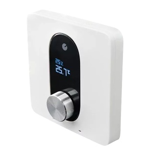 LinkedGo Floor Heating thermostat - Control inteligente de suelo radiante hidráulico - Relé de contacto seco para calderas y bombas - WiFi 2.4GHz / Bluetooth / Repetidor WiFi - Soporta AC 110-240V / Sensor H&amp;T - Compatible con Apple Homekit / Alexa y