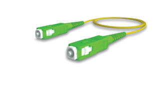 LM -100s9SCASCA - Patch Cord Jumper SC/APC - SC/APC Monomode 9/125 Simplex 10m LSZH LIGHTMAX
