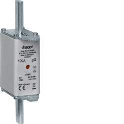 LNH1100M - NH1C GG Knife Fuse 100a 500V HAGER EAN: 3250614120831