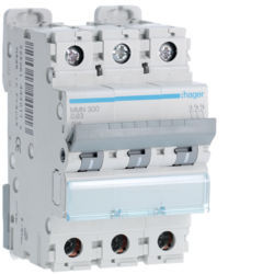 MMN300 - Disjuntor magnético 3P 0,63A 25kA 3M HAGER EAN:3250614440113