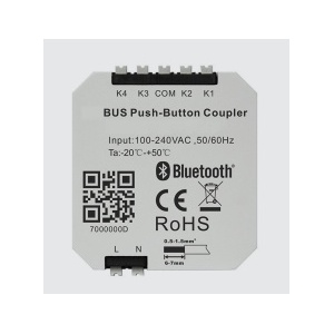 Módulo de 4 entradas Puhs - Mesh 2.4G 240Vac