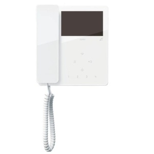 Moniteur d'onglet de 4,3 pouces avec téléphone blanc