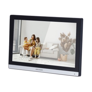 Monitor para videoporteiro - Ecrã tátil TFT 7" moldura estreita - Áudio bidireccional - TCP/IP, Wi-Fi, SIP | 2 saídas de relé - Ranhura para cartão microSD até 128 GB - Montagem na superfície