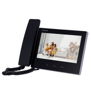 Monitor para videoporteiro - Visor TFT de 7" - Áudio bidirecional | LED de estado - 2 Fios HD, Wi-Fi | Auricular de mão - Ranhura para cartão microSD até 128 GB - Montagem na superfície