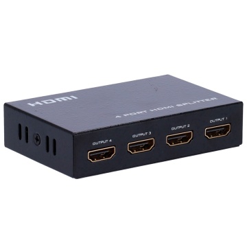 Multiplicateur de signal HDMI - 1 entrée HDMI - 4 sorties HDMI - jusqu'à 4k * 2 - Compliances de sortie maximales 25 m - Feed DC 5 V