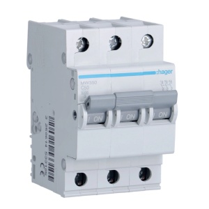 MW350 - Breaker 3p 50a C 3K 3m Hager Ean: 3250614530043