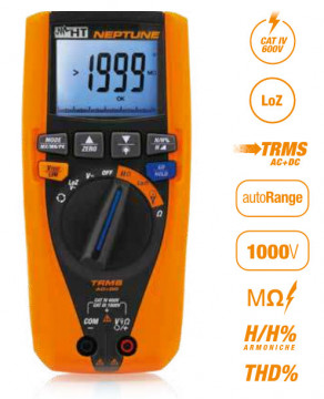 NEPTUNE - HR000NEP DMM Profesional con Risa e Prueba de Continuidad