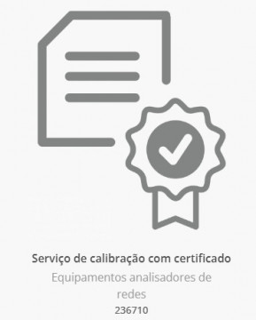 Opción Calibración Analizador de Redes c/ certificado