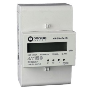 OPEM4341D- Contador de energia trifásico 80A
