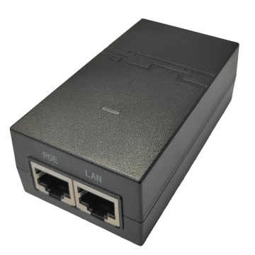 Passive Poe Injector - Input/Output RJ45 10/100/1000 Mbps - 24V 0.5A - Maximum distance 100 m - suitable for Reyee radio calls - stabilized and protected